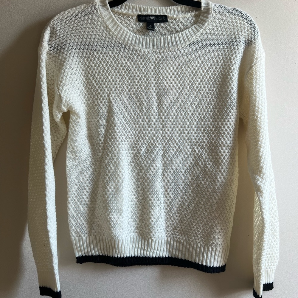 Knit sweatshirt